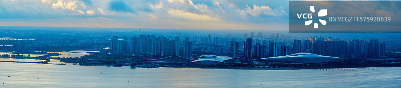 《湛江海东新区晨曦》图片素材