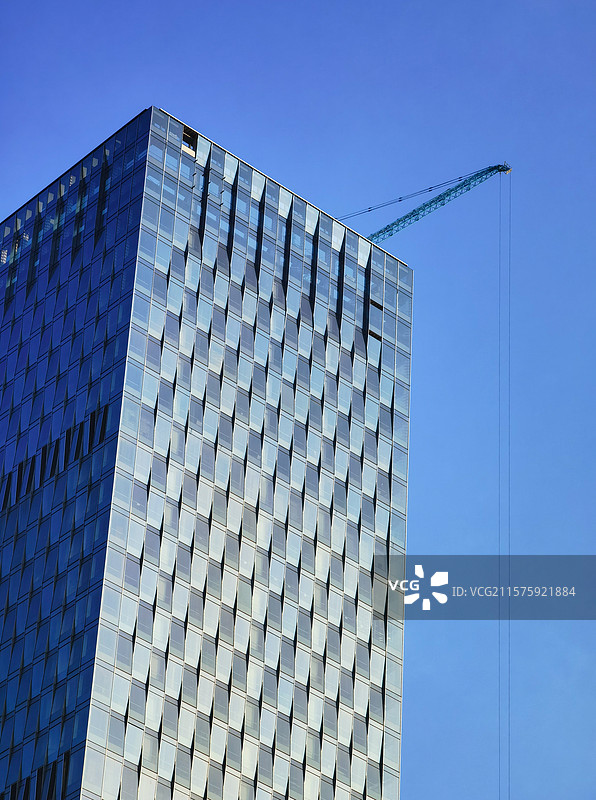 深圳九方高楼垂钓图片素材