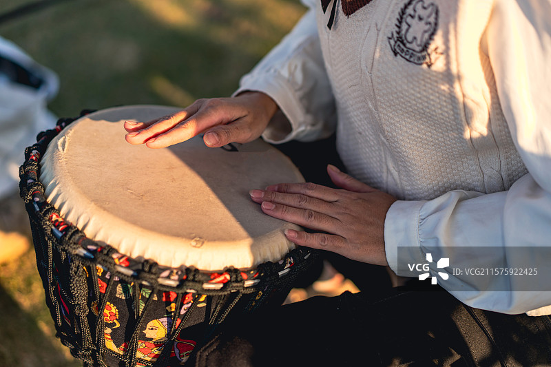 非洲鼓表演图片素材