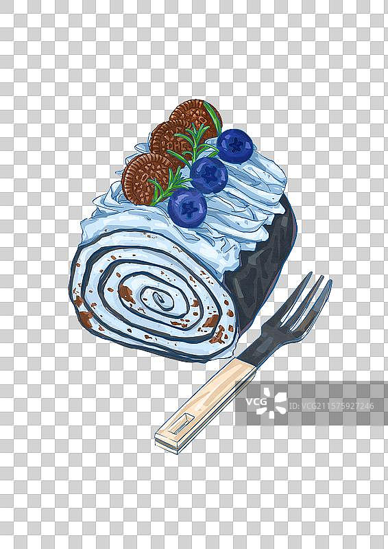 美食插画图片素材