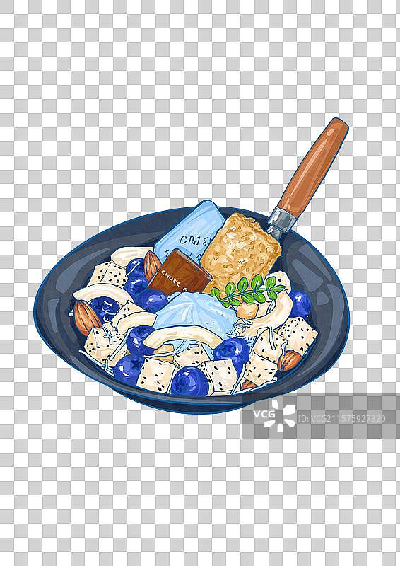 美食插画图片素材