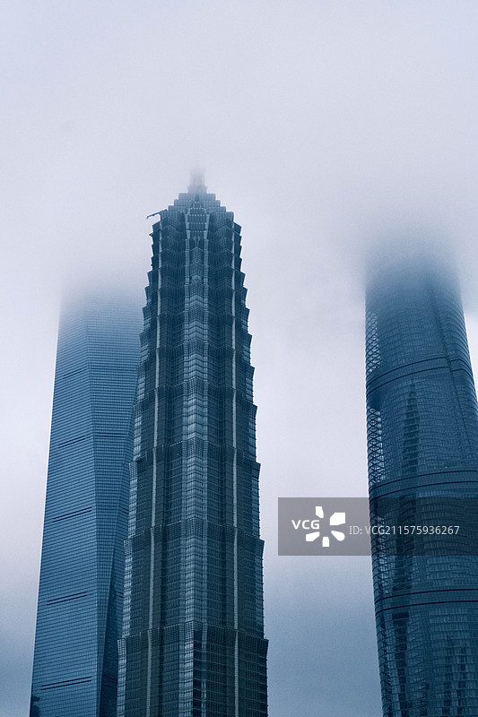 梅雨季-陆家嘴图片素材