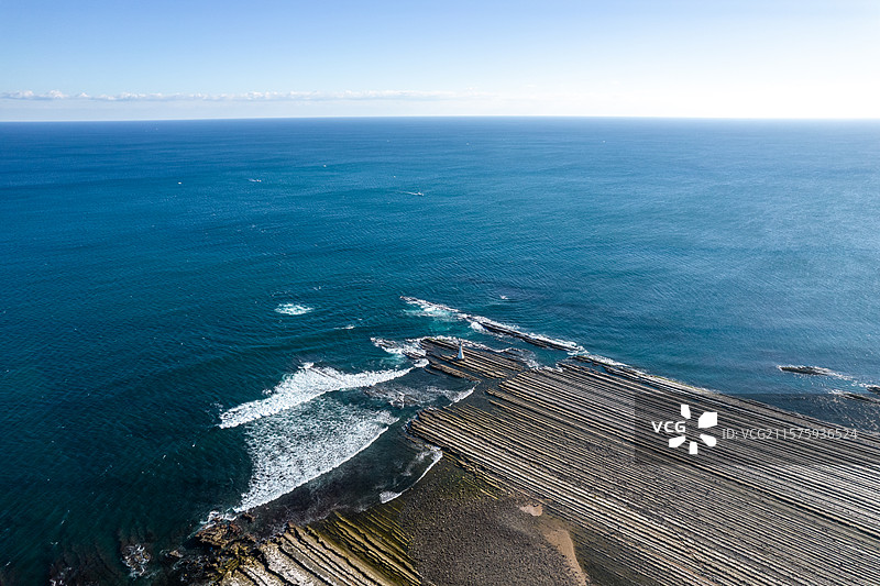 亚洲日本宫崎县青岛的航拍风光图片素材