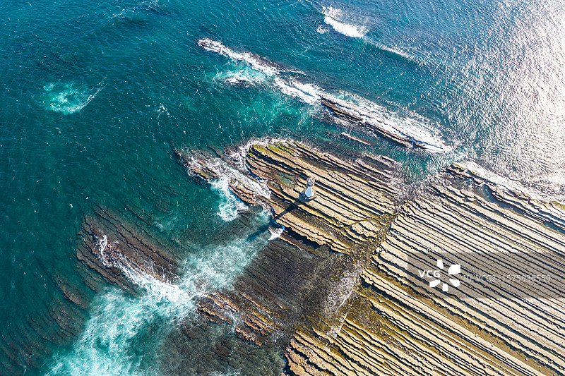亚洲日本宫崎县青岛的航拍风光图片素材