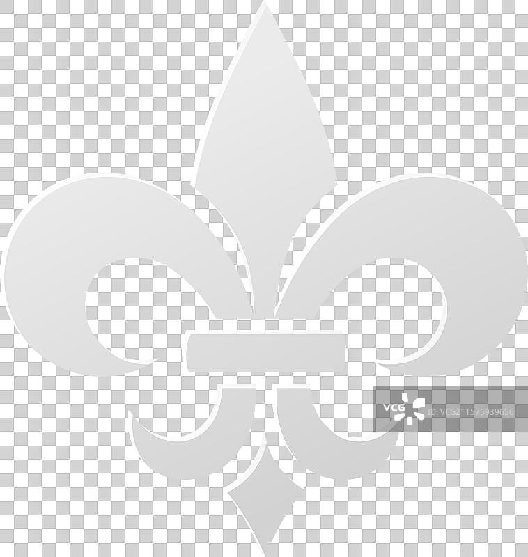 逼真的纸质3D百合花特写图片素材