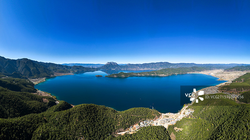 丽江泸沽湖图片素材
