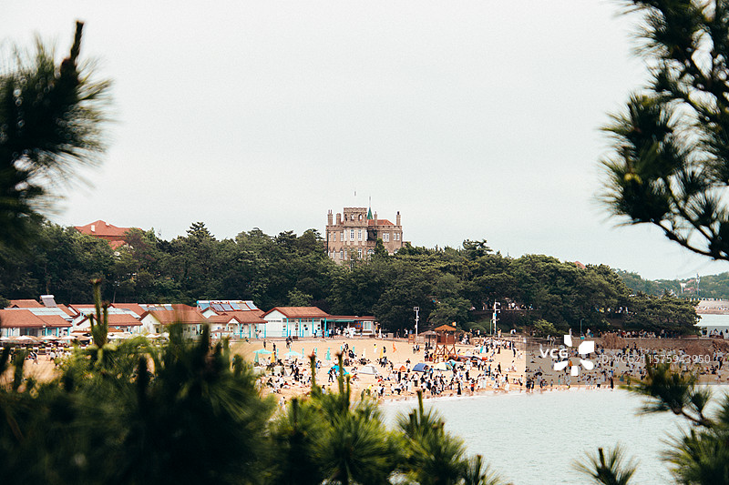 青岛海边图片素材