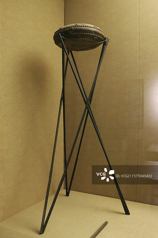 乐亭大鼓伴奏乐器：鼓唐山博物馆图片素材