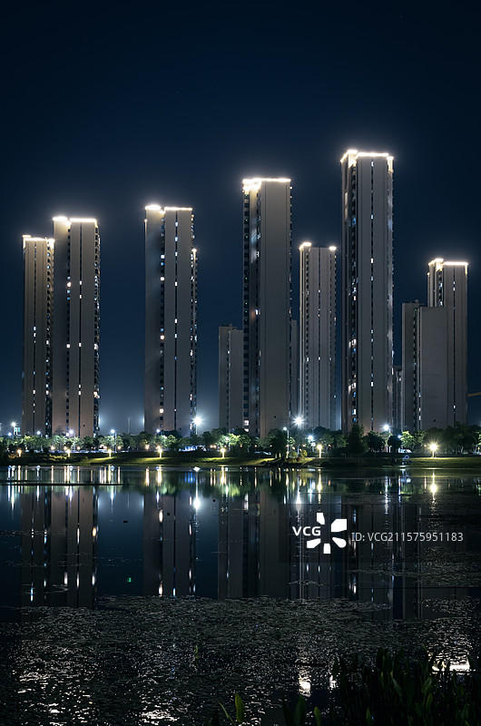 城市夜景图片素材