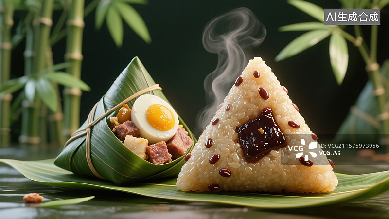 【AI数字艺术】粽情端午美味飘香图片素材