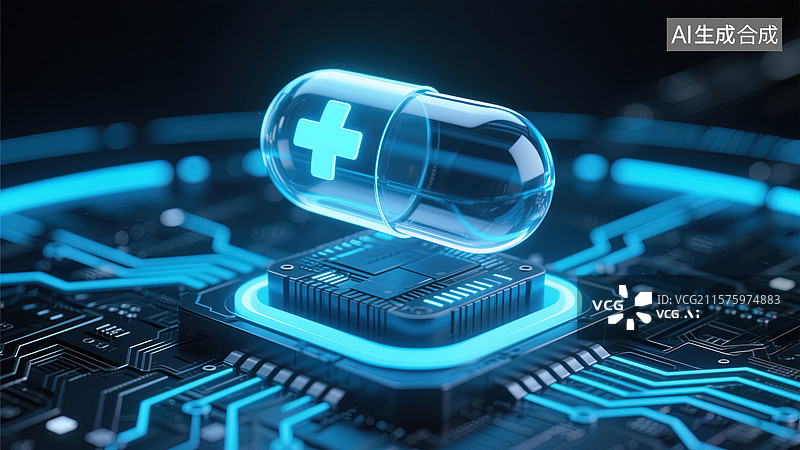 【AI数字艺术】科技赋能医疗新纪元图片素材