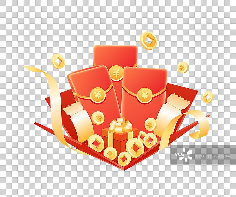 各种优惠券和红包图片素材