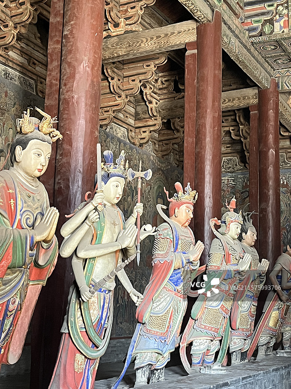 山西大同华严寺图片素材
