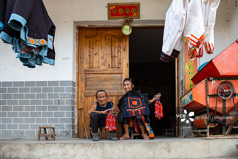广西河池南丹县白天裤瑶族瑶年节实拍图片素材