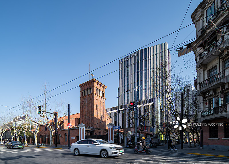 上海黄浦区诸圣堂图片素材