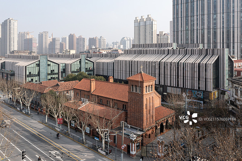 上海黄浦区诸圣堂图片素材