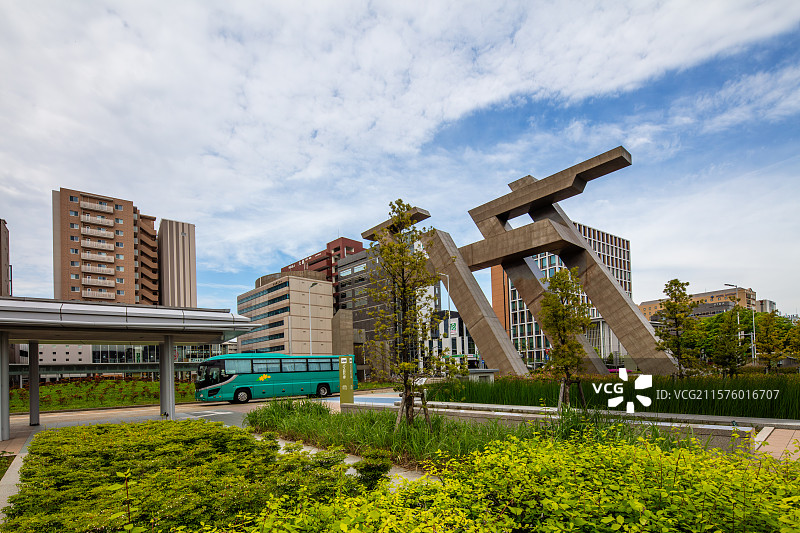 日本小京都石川县金泽市城市景观图片素材