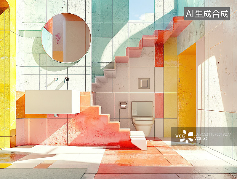 【AI数字艺术】艺术空间图片素材