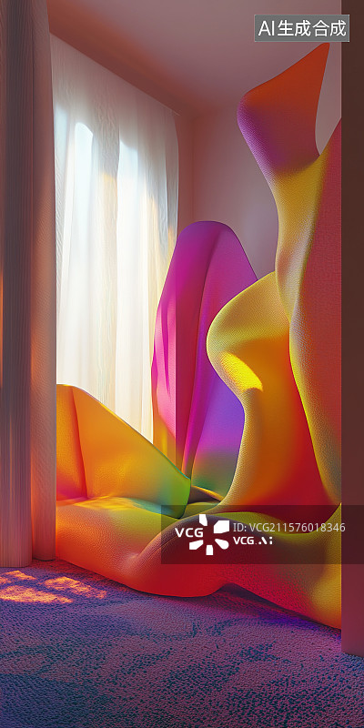 【AI数字艺术】艺术空间图片素材