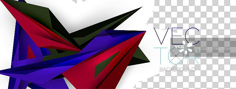 极简几何抽象背景低多边形图片素材