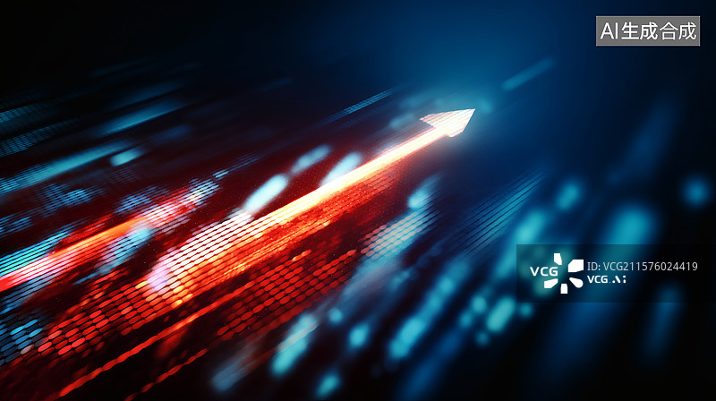 【AI数字艺术】科技进步轨迹图片素材