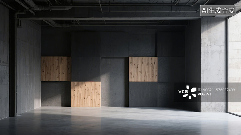 【AI数字艺术】现代简约室内空间设计图片素材