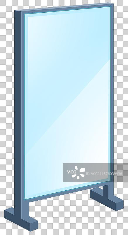 化妆梳妆打扮照镜子卡通元素素材插画图片素材