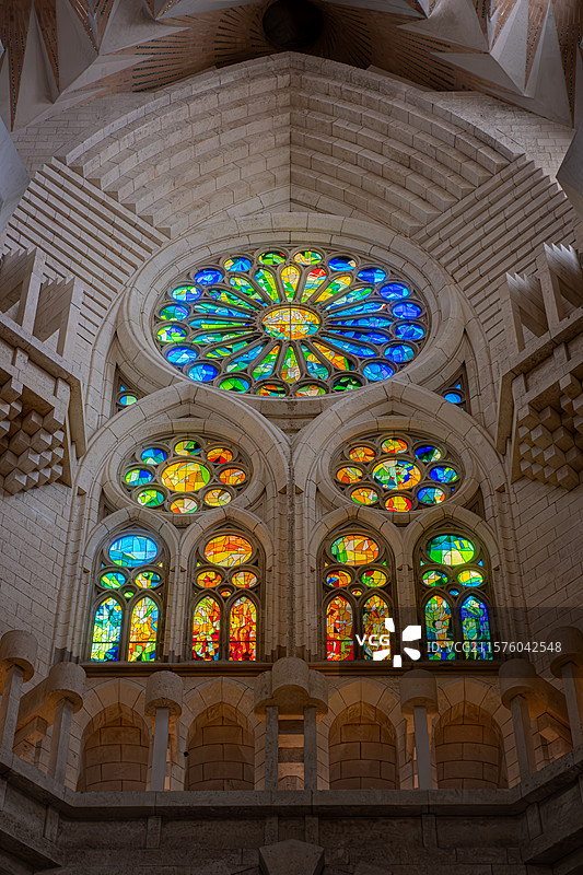 圣家堂内部图片素材