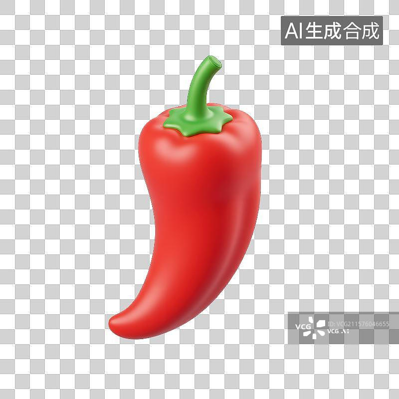 【AI数字艺术】火红辣椒的诱惑图片素材