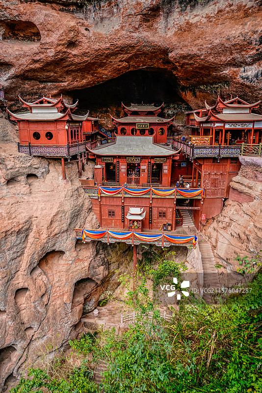 福建泰宁大金湖甘露岩寺图片素材