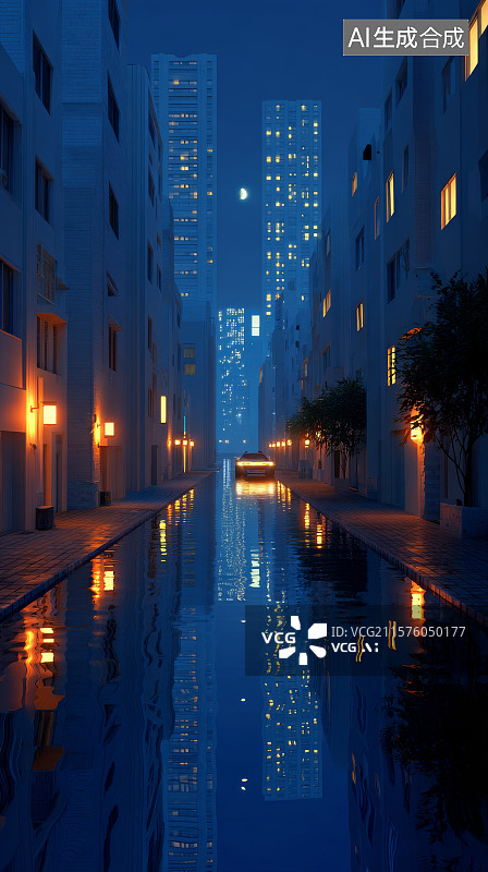 【AI数字艺术】科技感电商广告背景图片素材