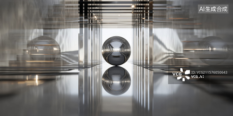 【AI数字艺术】科技感电商广告背景图片素材