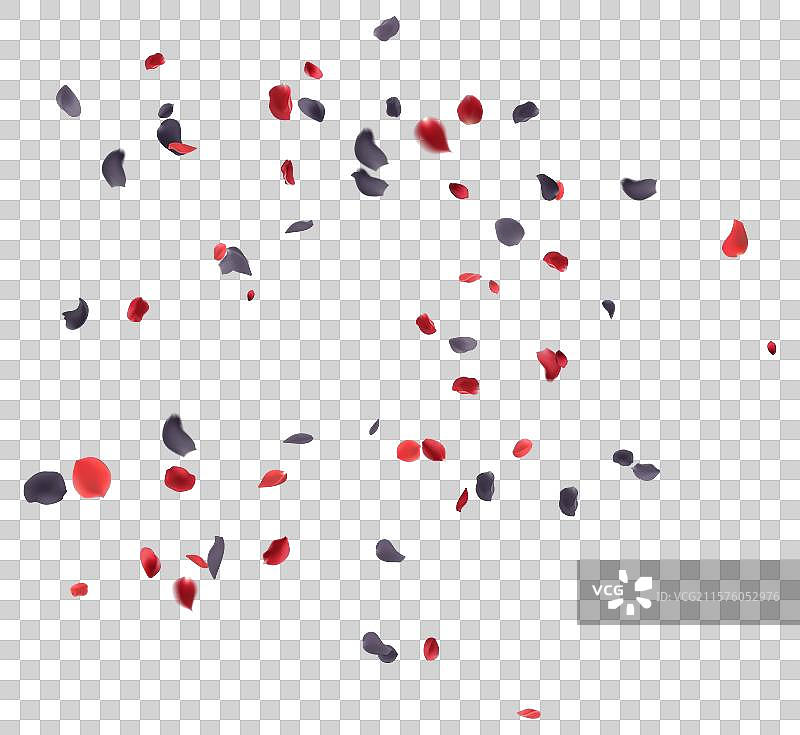 明亮的玫红色和紫色彩带背景图片素材