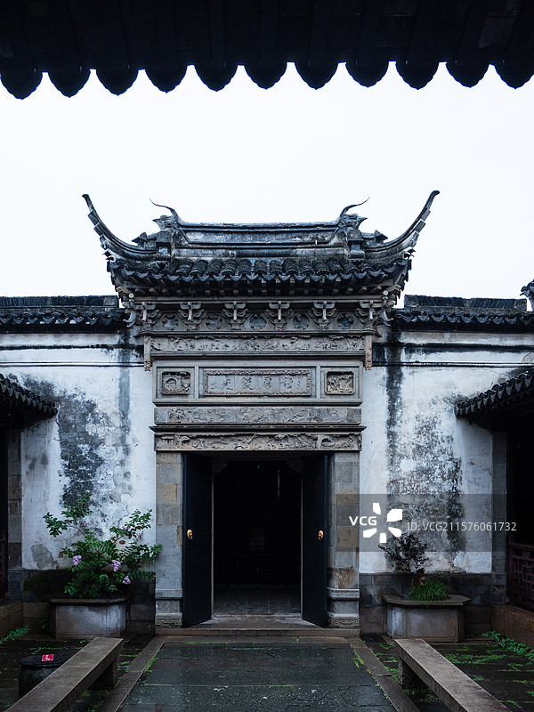 古镇周庄首富沈万三故居图片素材