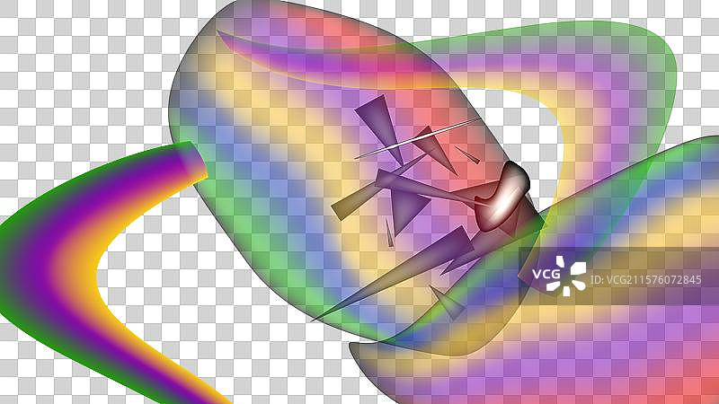 光棱闪光叠加折射图片素材