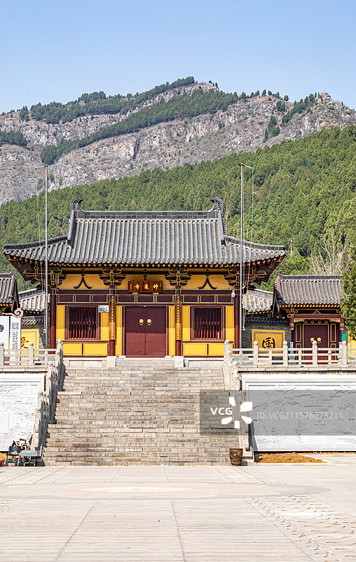 山东济南四门塔风景区神通寺建筑景观图片素材
