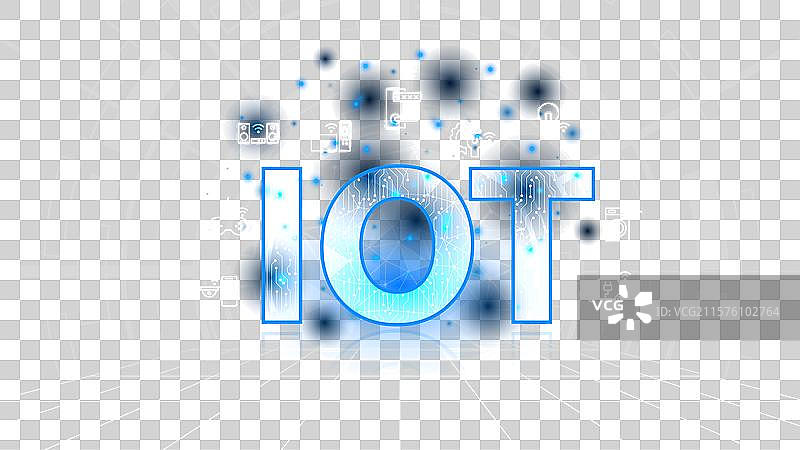 物联网概念图标表示图片素材