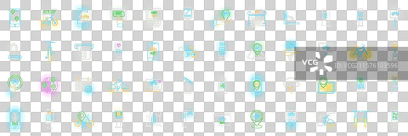 共享电动滑板车租赁服务图片素材