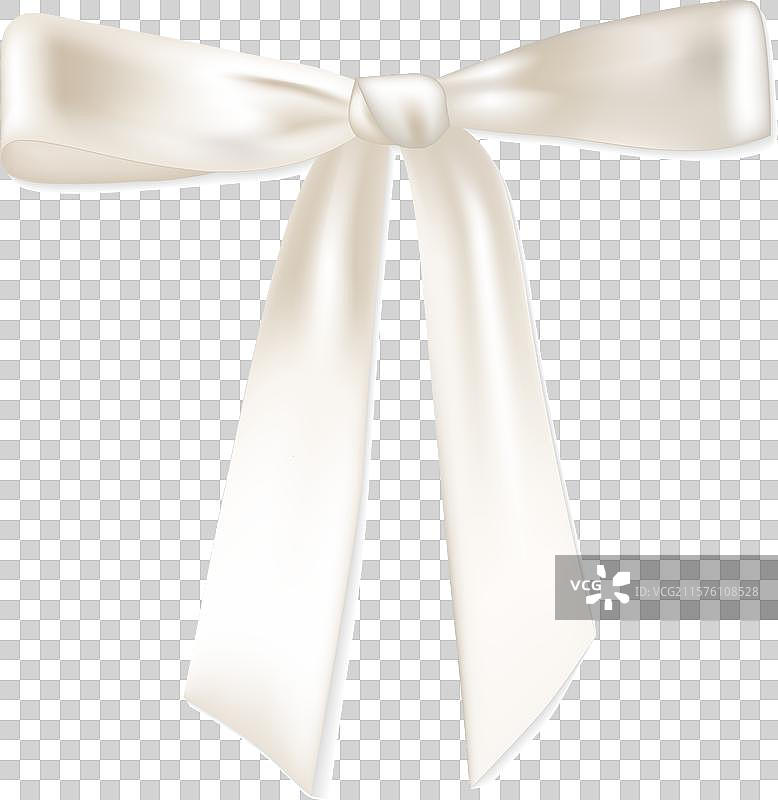 可爱的娇媚风格美学，白色丝带和蝴蝶结图片素材