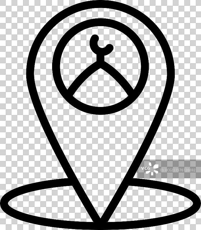 清真寺位置图标设计图片素材