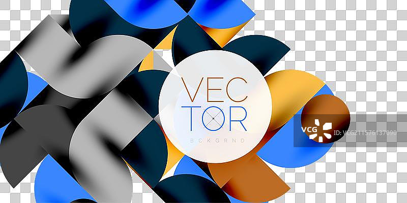 科技极简圆形几何艺术图片素材