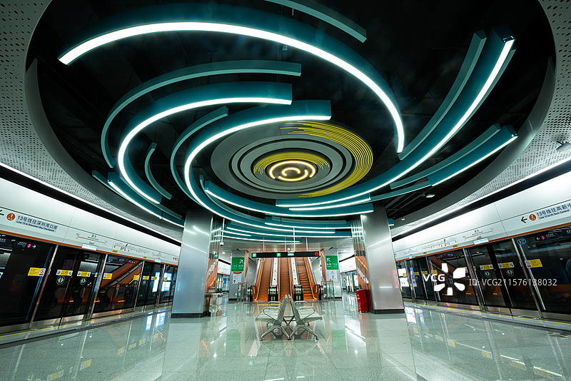 深大地铁站图片素材