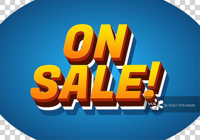 引人注目的3D风格“特价”文字效果图片素材