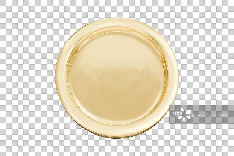 逼真的金色硬币，孤立的黄金货币图片素材