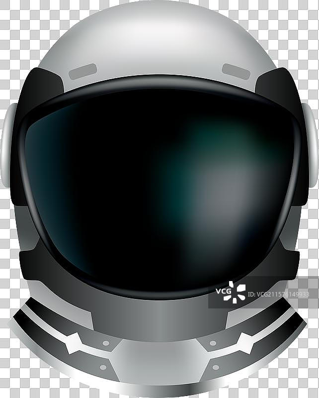 宇航员头盔，逼真的宇航员面具图片素材