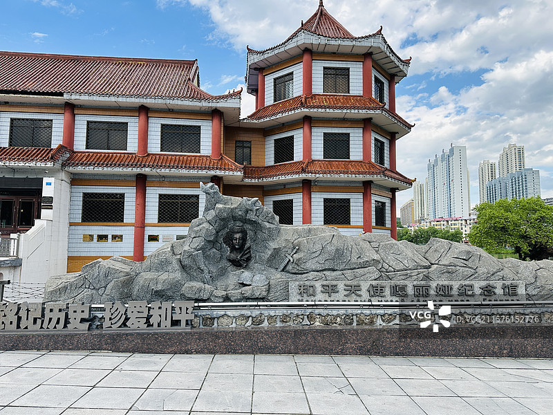 绥芬河和平天使嘎丽娅纪念馆图片素材