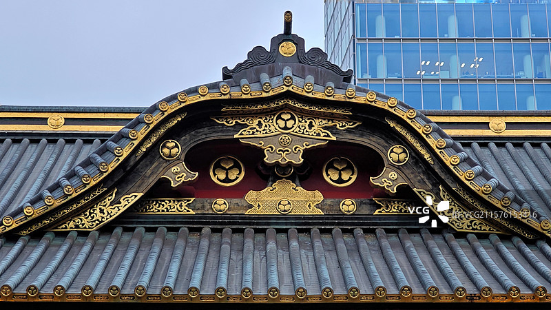 东京增上寺，它是净土宗寺院，历史悠久，建筑精美，是德川家灵庙，与东京铁塔相邻，文化价值极高。图片素材