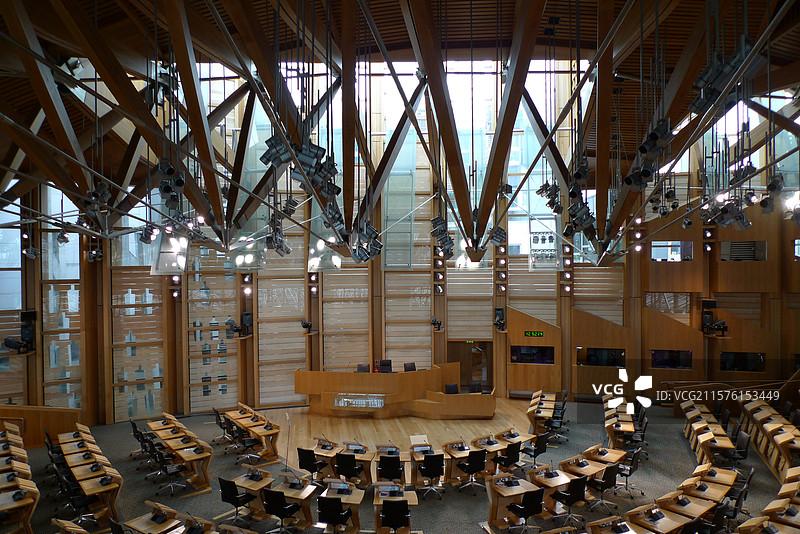 EMBT米拉莱斯设计的爱丁堡苏格兰议会大厦图片素材