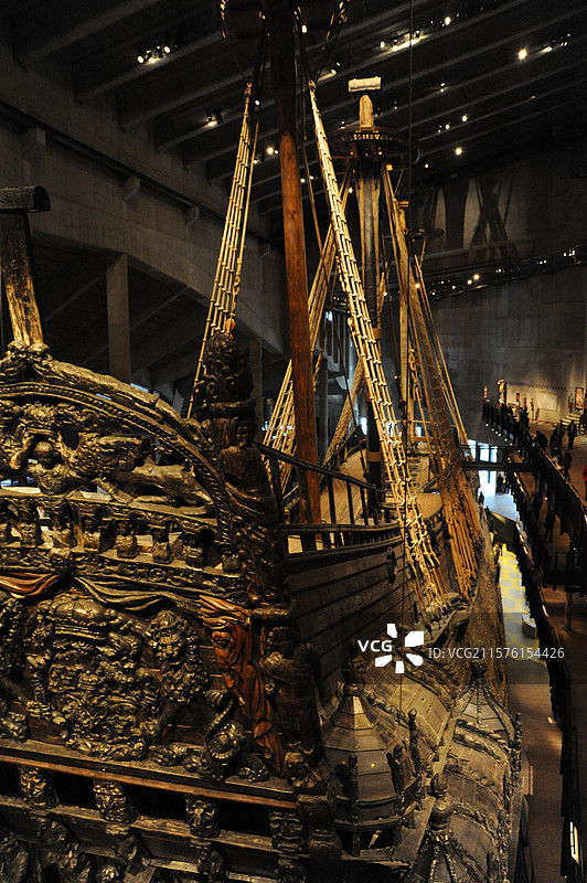 瑞典斯德哥尔摩瓦萨沉船博物馆图片素材