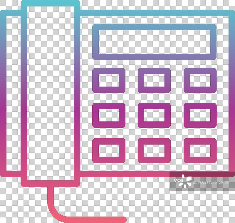 电话线渐变设计图片素材